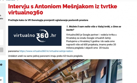 Intervju s Antoniom Mešnjakom