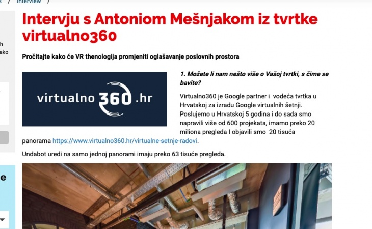 Intervju s Antoniom Mešnjakom